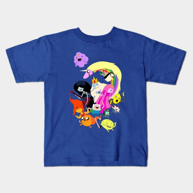 Adventure Time TV show Finn and Jake Kids T-Shirt by teepubliclacreme